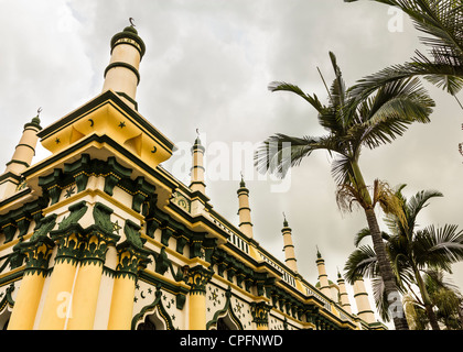 Masjid Abdul Gaffoor befindet sich in der Region bekannt als Kampong Kapor, Little India Bezirk von Singapur Stockfoto