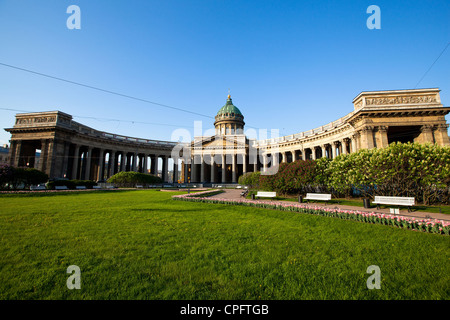 Kasaner Kathedrale, St. Petersburg, Russland Stockfoto