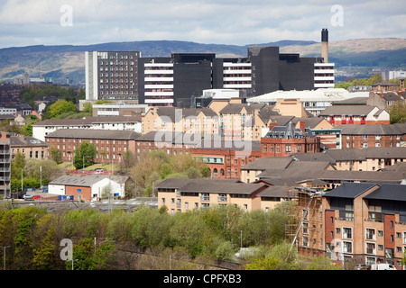 Ein Blick auf das Royal Hospital for Sick Children, Yorkhill Glasgow. Stockfoto