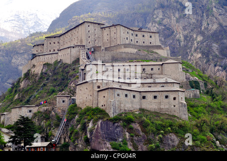 Italien, Aostatal, Bard Burg Stockfoto