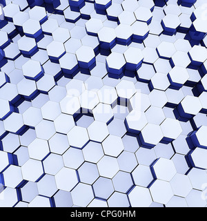 Abstrakte sechseckigen Hintergrund Stockfoto