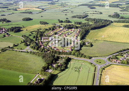Luftaufnahme von einem neuen Gehäuse Entwicklung bei Nunthorpe, Middlesborough Stockfoto