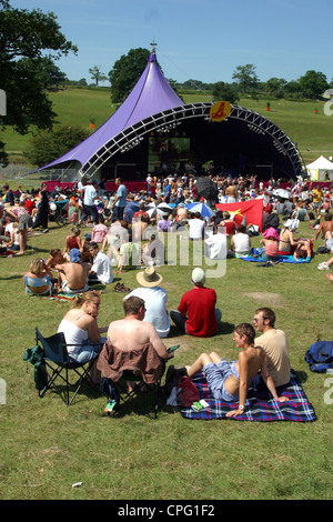 Große Chill-Musik Festival 2003 Eastnor Castle Herefordshire, England, Vereinigtes Königreich Stockfoto