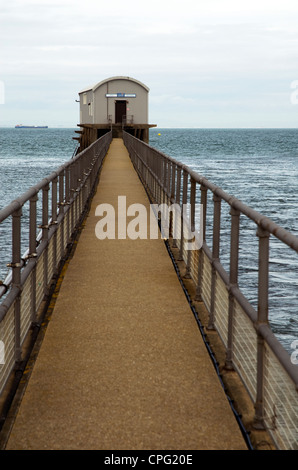 Bembridge Rettungsstation auf der Isle of WIght Stockfoto