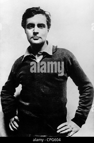 Modigliani, Amedeo, 12.7.1884 - 25.1.1920, italienischer Künstler (Maler, Bildhauer), halbe Länge, ca. 1910, Stockfoto