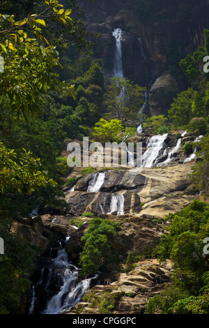 Rawana Ella Falls, Sri Lanka, Asien Stockfoto