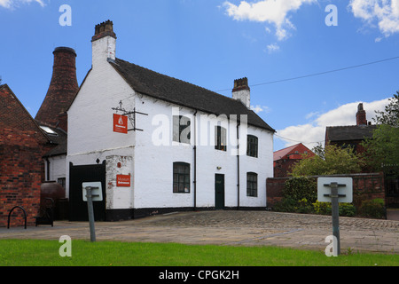 Gladstone Pottery Museum in Longton, Stoke on Trent, Staffordshire, England, UK. Stockfoto