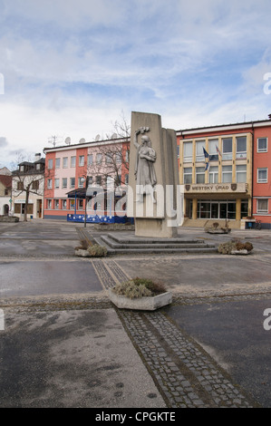 Rajec Stadt Zentrum, Slowakei Stockfoto