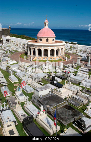 PUERTO RICO - Santa María Magdalena Friedhof San Juan Stockfoto