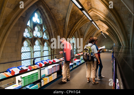 "Selexyz Dominicanen" Buchhandlung im Inneren der Kirche "Dominicanenkerk", Maastricht, Limburg, Niederlande, Europa. Stockfoto