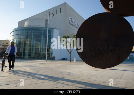 Habima renovierten Gebäude des Nationaltheaters am 8. Mai 2012 in Tel Aviv, Israel. Stockfoto