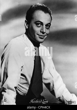 LOM, Herbert, 11.9.1917 - 27.9.2012, britischer Schauspieler tschechischer Herkunft, halbe Länge, ca. 40er Jahre, Stockfoto