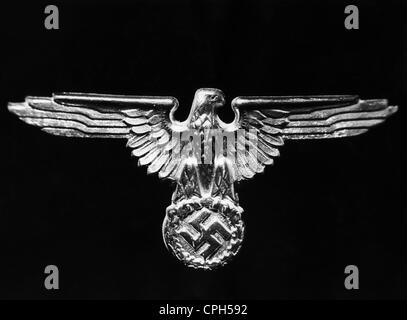 Nationalsozialismus, Embleme, Reichsadler, Nationalabzeichen des Nationalsozialismus, 1935 - 1945, Zusatzrechte-Freizeichen-nicht vorhanden Stockfoto
