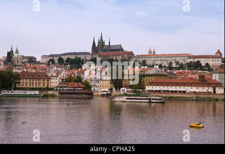 Die Prager Burg die größte mittelalterliche Burg der Welt. Stockfoto