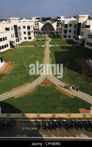 INDIA-Bangalore, Campus der Infosys in Electronics City, Infosys ist ein Haupt-Software-Entwickler und bietet e-Lösung, Callcenter, BPO Stockfoto