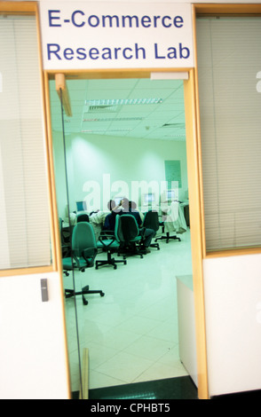 INDIA-Bangalore, Campus der Infosys in Electronics City, Infosys ist ein Haupt-Software-Entwickler und bietet e-Lösung Stockfoto