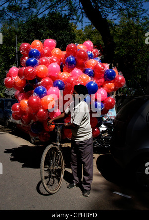 Indische verkauft Ballons Stockfoto