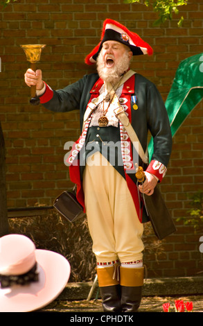 Stadtausrufer Meisterschaft Wettbewerb Zeitpunkt Tulip Holland Michigan Stockfoto