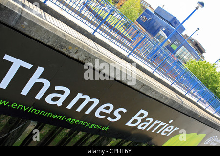 Thames Barrier Park Woolwich London England UK Stockfoto