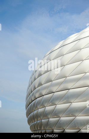 Allinaz, Arena, Stadion, FC Bayern, München, Deutschland, Fußball, Fußball, Stadion, sponsor, Herzog, de Meuron, Struktur, Konzept, Stockfoto