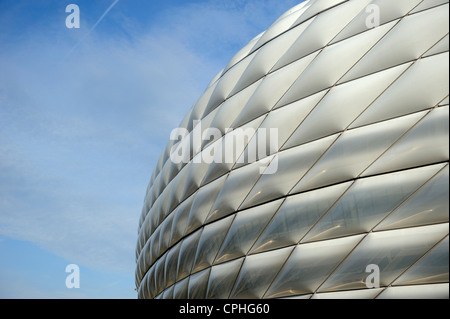 Allinaz, Arena, Stadion, FC Bayern, München, Deutschland, Fußball, Fußball, Stadion, sponsor, Herzog, de Meuron, Struktur, Konzept, Stockfoto