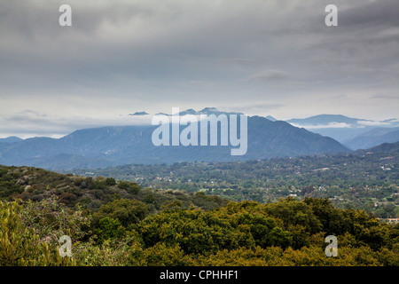 Das Ojai Valley in Ojai Kalifornien Stockfoto