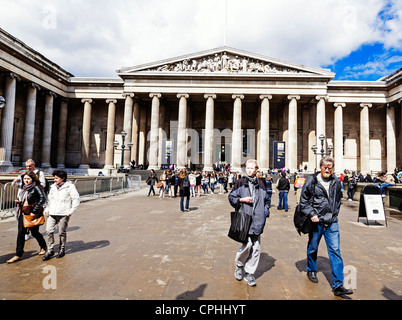 Das britische Museum, Russell Street, London, England. Stockfoto