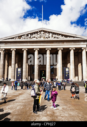 Das britische Museum, Russell Street, London, England. Stockfoto