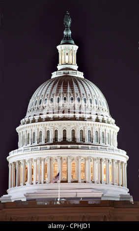 US Kuppel des Kapitols in der Nähe von Congress Haus Washington DC Stockfoto