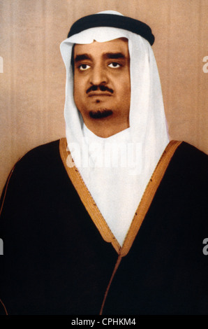 König Fahd von Saudi-Arabien Stockfoto
