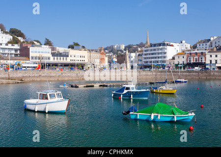 Der innere Hafen von Torquay Devon England UK Stockfoto