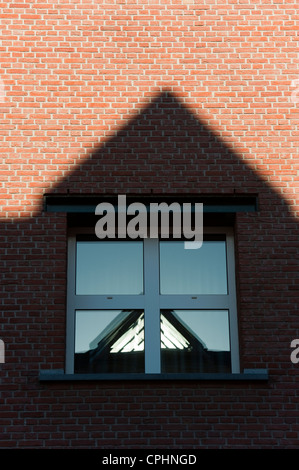 Fensterdetail, Bonnefanten Museum, Maastricht, Limburg, Niederlande, Europa. Stockfoto