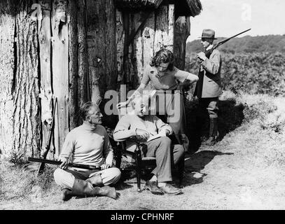 Albert Einstein in Großbritannien, 1933 Stockfoto