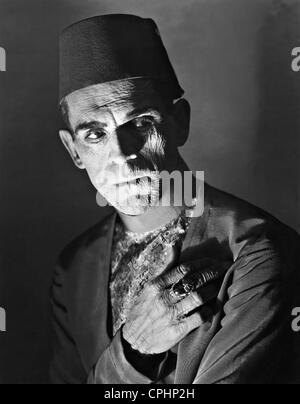 Boris Karloff in "Die Mumie", 1932 Stockfoto