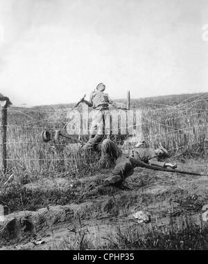 Russische Soldaten im ersten Weltkrieg, 1915 Stockfoto