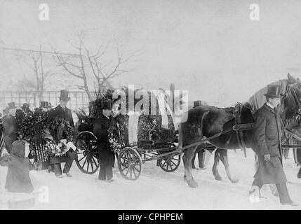 Beerdigung von Wilhelm Busch, 1908 Stockfoto