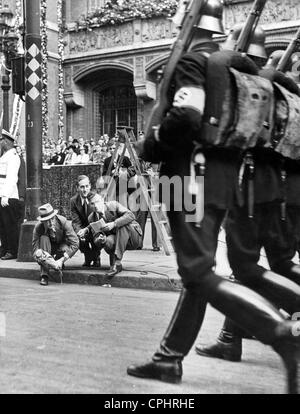 Die Leibstandarte SS Adolf Hitler Paraden in Berlin Stockfoto