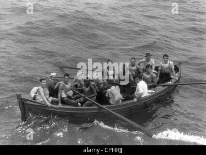 Alliierte Besetzung-Aways während des zweiten Weltkriegs Stockfoto