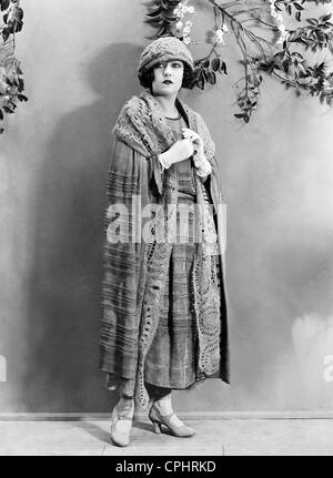 US-amerikanische Schauspielerin Gloria Swanson (1899-1983). Stockfoto