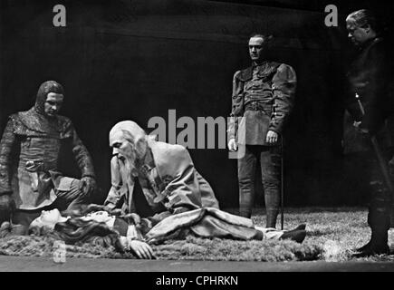 Szene aus Shakespeares "König Lear", 1940 Stockfoto