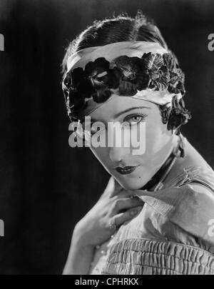 US-amerikanische Schauspielerin Gloria Swanson (1899-1983). Stockfoto