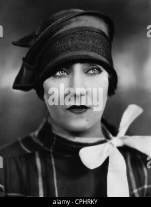 US-amerikanische Schauspielerin Gloria Swanson (1899-1983). Stockfoto