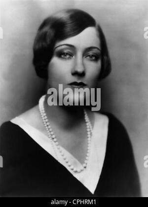 US-amerikanische Schauspielerin Gloria Swanson (1899-1983). Stockfoto