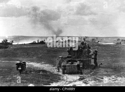 Deutsche Flak an der Ostfront 1943 Stockfoto