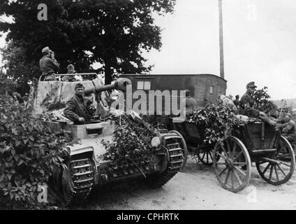 Deutscher Jagdpanzer Marder III an der Ostfront 1944 Stockfoto