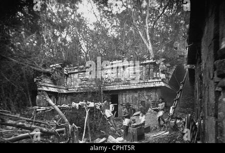 Maya-Ruinen in Labná, 1924 Stockfoto