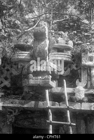 Maya-Ruinen in Labná, 1924 Stockfoto