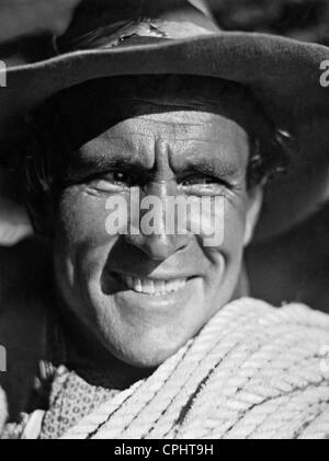 Luis Trenker in "Der Berg ruft", 1938 Stockfoto