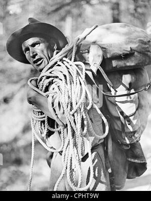 Luis Trenker in "Der Berg ruft", 1938 Stockfoto