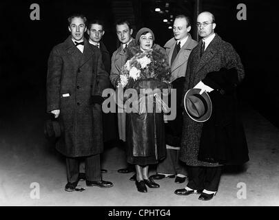 OLAF Riego, Harriet Bosse-Strindberg und Hugo Bolander in Berlin, 1930 Stockfoto